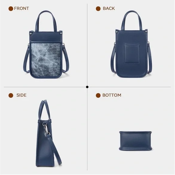 Blue Crossbody Bag - Picture 5 of 6